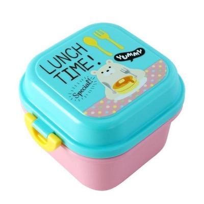 Lunch box enfant en plastique 1 à 2 emplacements Molly I MALUNCHBOX™ Malunchboxshop Miam Ours 