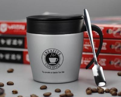 mug isotherme inox creative coffee life I MALUNCHBOX™ Malunchboxshop Gris 